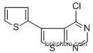 Molecular Structure of 189681-04-7 (4-CHLORO-5-(2-THIENYL)THIENO[2,3-D]PYRIMIDINE)